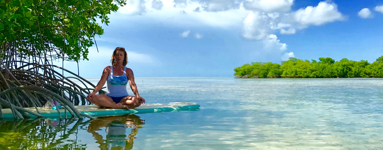 Paddleboard yoga in Key West