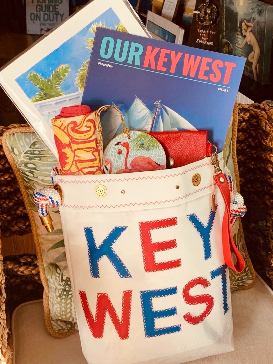 Key West Christmas stocking
