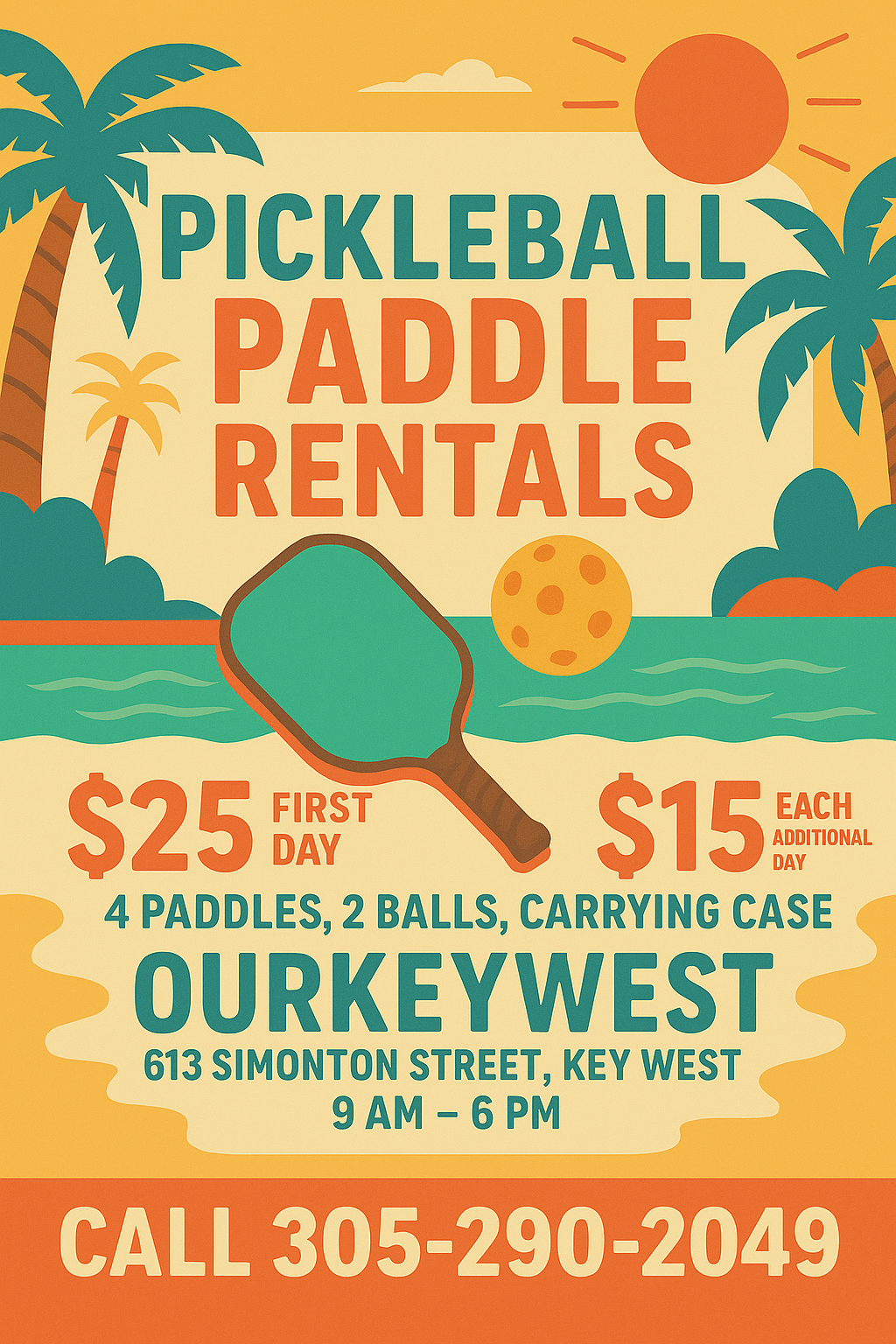 Key West Pickleball Gear