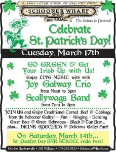 Schooner Wharf St Patrick's Day